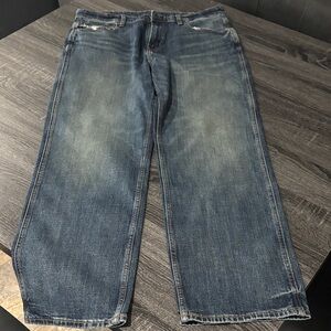 Zara Relaxed Fit Faded Blue Jeans